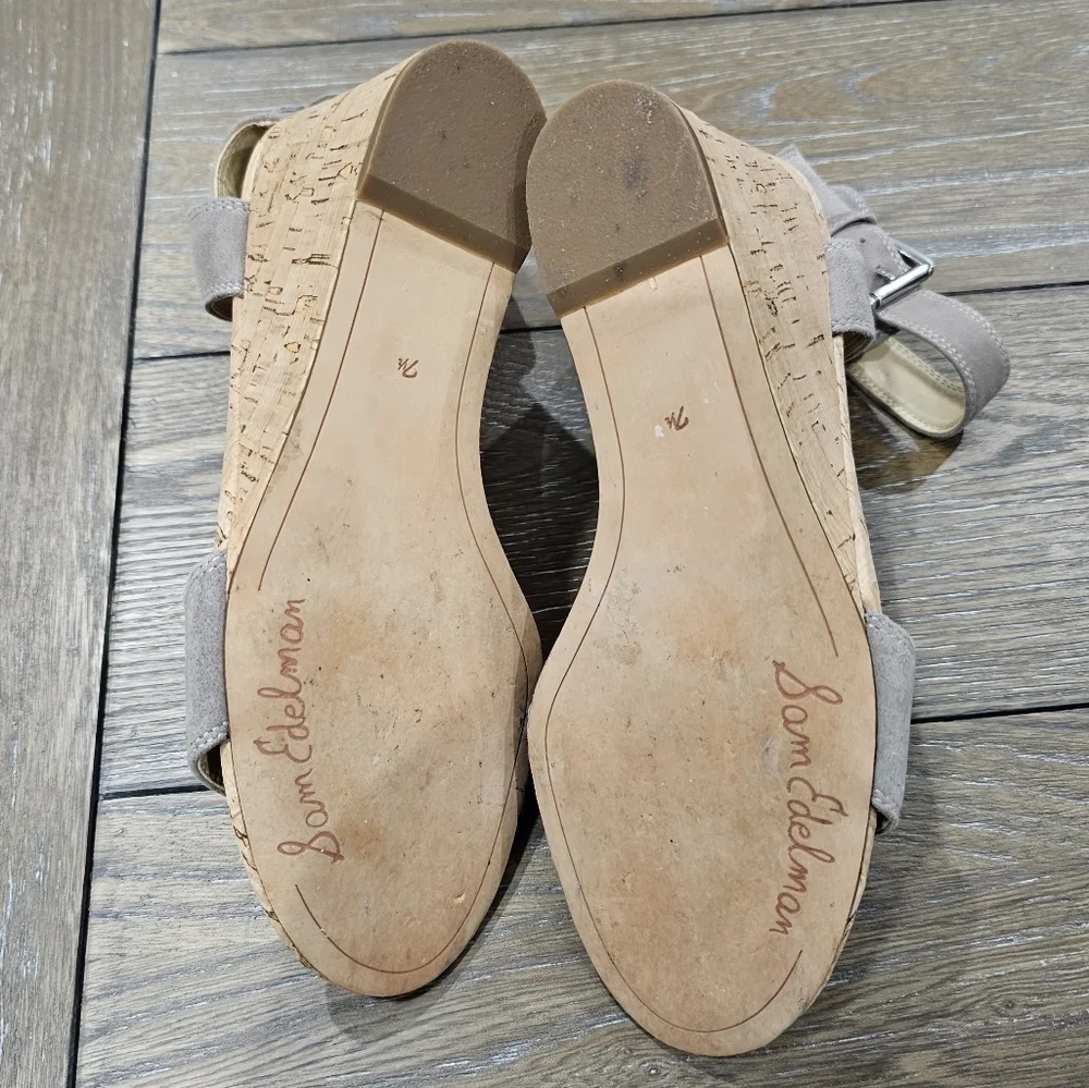 Sam Edelman Womens Willow Open Toe Casual Wedge Sandals, Size 7.5